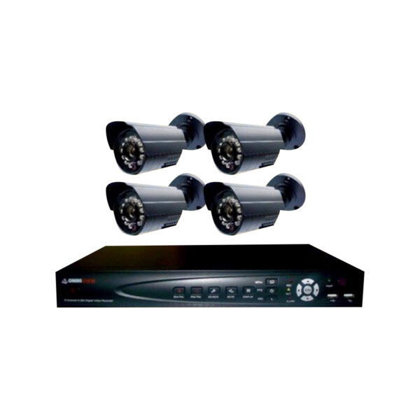 Cámara de Seguridad Kit Dvr Omniview Ti-002N 4 Camaras Hd