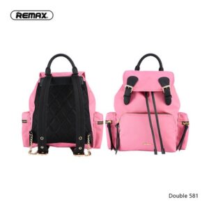 Mochila Doble 581 Remax Blue -Rose - Negro