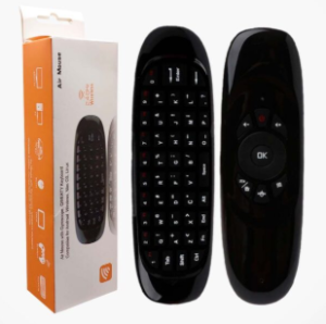 Control remoto inalámbrico con teclado para TV
