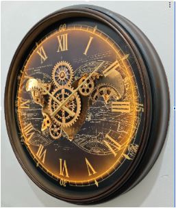 Reloj de pared con engranajes e iluminación LED - LG302E - Imagen 2