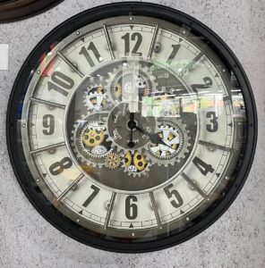 Reloj de pared con engranajes e iluminación LED - LG301B